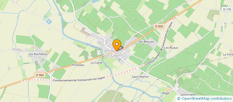 localisation de l'entreprise GAIGNARD à DOUE-EN-ANJOU