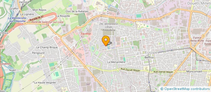 localisation de l'entreprise GAIGNARD ANCO  SAINT-CYR-SUR-LOIRE