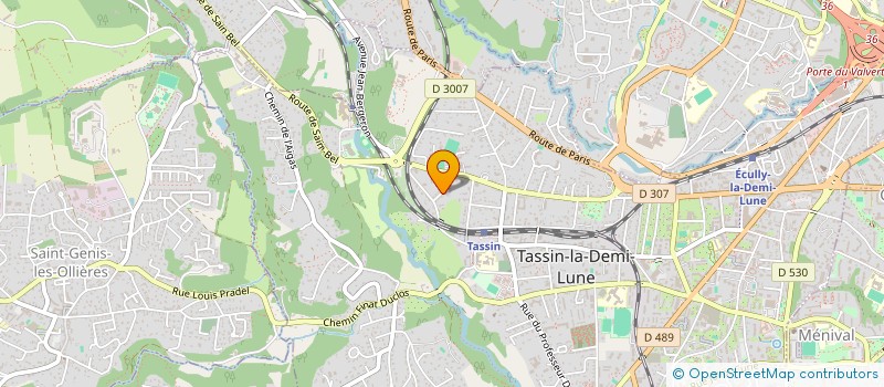 localisation de l'entreprise GAIGNE - DSJ3  TASSIN-LA-DEMI-LUNE