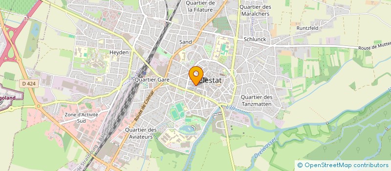 localisation de l'entreprise GAIL.NAT à SELESTAT