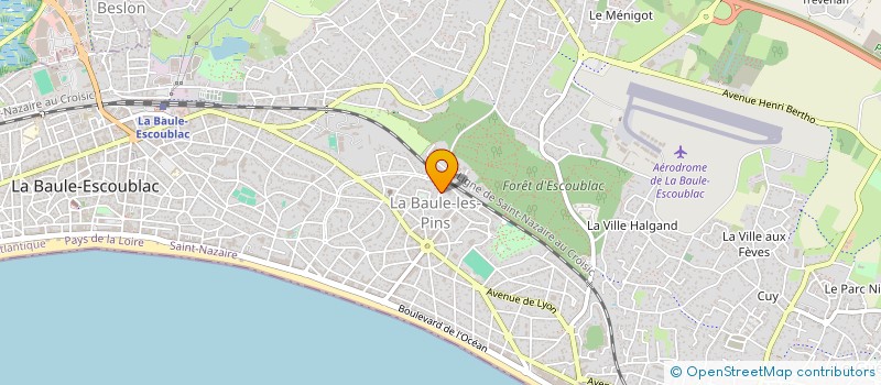 localisation de l'entreprise GAILIA  LA BAULE-ESCOUBLAC