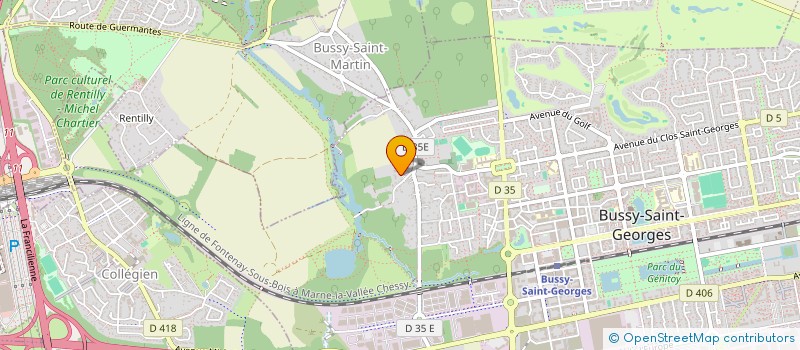 localisation de l'entreprise GAILIAN  BUSSY-SAINT-GEORGES
