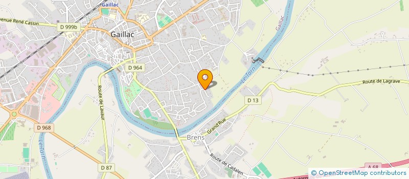localisation de l'entreprise GAILLAC AUX SAVEURS ORIENTALES  GAILLAC