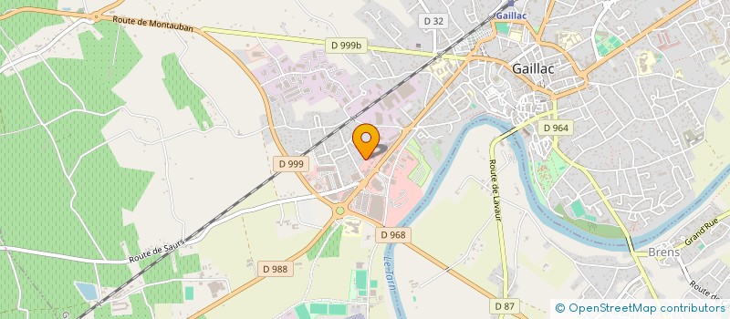 localisation de l'entreprise GAILLAC MENUISERIES à GAILLAC