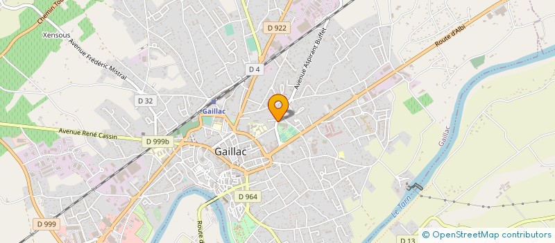 localisation de l'entreprise GAILLAC NATATION  GAILLAC
