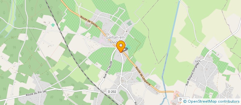 localisation de l'entreprise GAILLAN ROSE  GAILLAN-EN-MEDOC