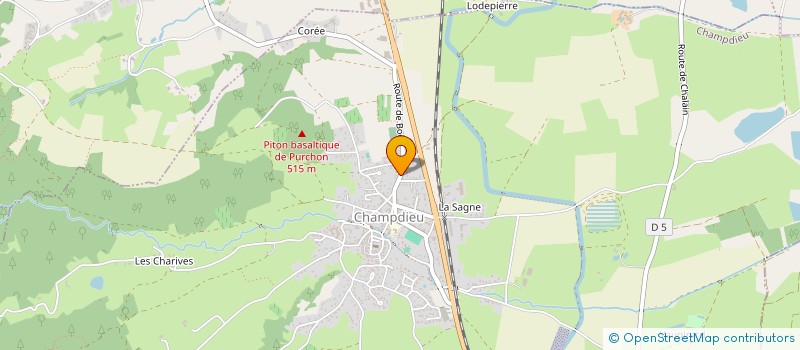 localisation de l'entreprise GAILLARD à MONTBRISON