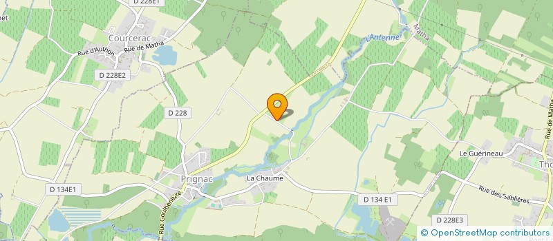 localisation de l'entreprise GAILLARD  THORS