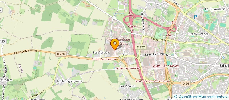 localisation de l'entreprise GAILLARD à SAINTES