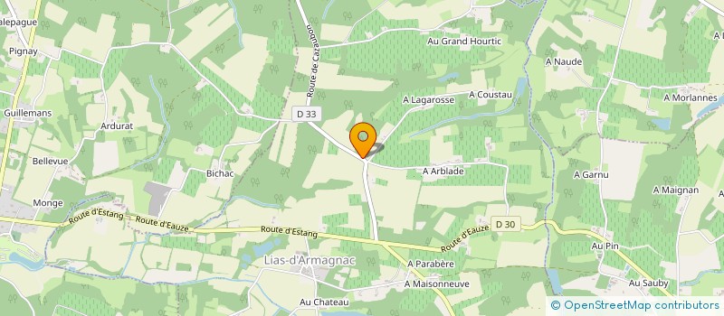 localisation de l'entreprise GAILLARD à CASTEX D'ARMAGNAC