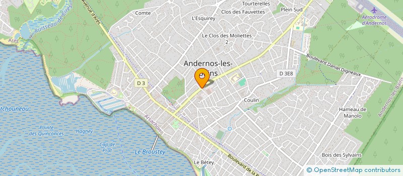 localisation de l'entreprise GAILLARD  ANDERNOS-LES-BAINS