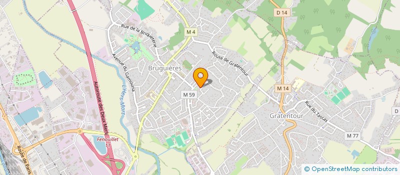 localisation de l'entreprise GAILLARD  BRUGUIERES