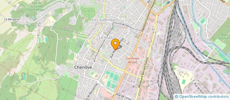 localisation de l'entreprise GAILLARD CEDRIC à CHENOVE
