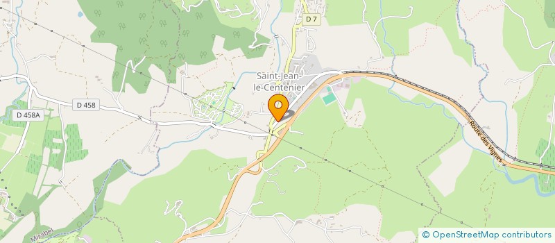 localisation de l'entreprise GAILLARD CENTENIER  SAINT-JEAN-LE-CENTENIER
