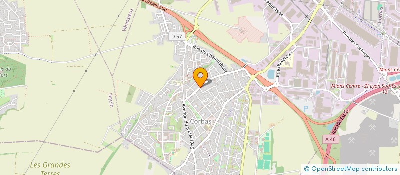 localisation de l'entreprise GAILLARD & CO à CORBAS