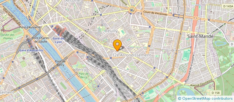 localisation de l'entreprise GAILLARD COURSES  PARIS