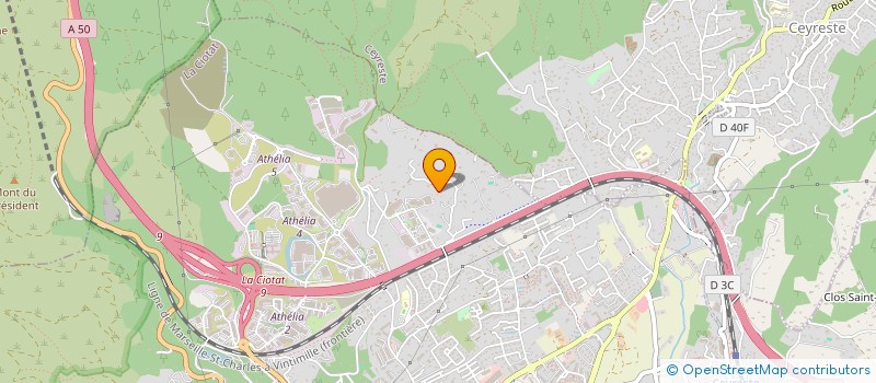 localisation de l'entreprise GAILLARD DAMIEN  LA CIOTAT