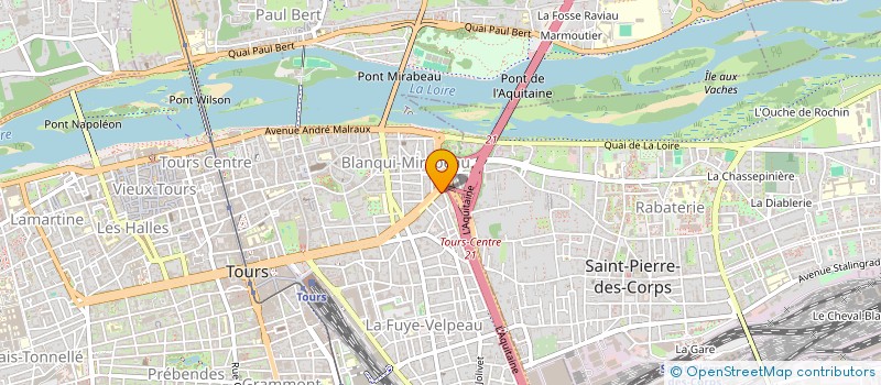 localisation de l'entreprise GAILLARD DDS  TOURS