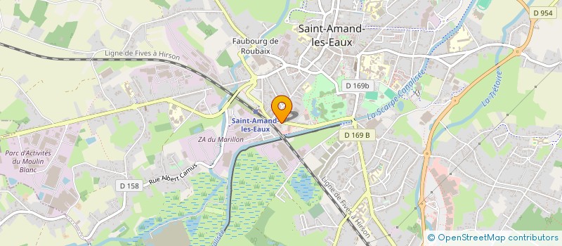 localisation de l'entreprise GAILLARD ERIC  SAINT-AMAND-LES-EAUX