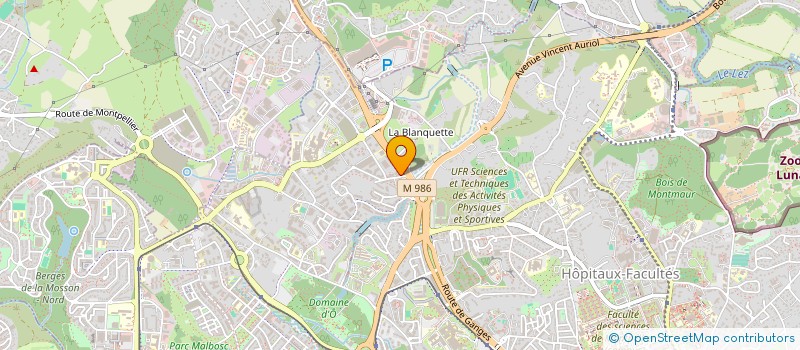 localisation de l'entreprise GAILLARD ESCAFIT à MONTPELLIER