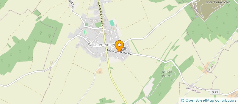 localisation de l'entreprise GAILLARD ESPACES VERTS à SAINS-EN-AMIENOIS