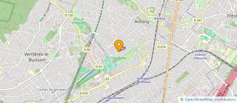 localisation de l'entreprise GAILLARD ET COMPAGNIE à ANTONY