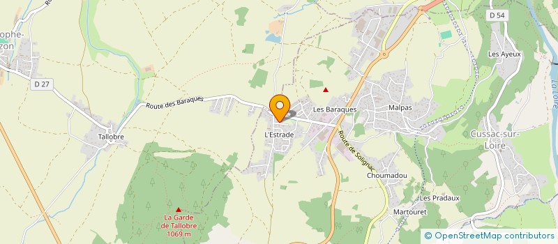 localisation de l'entreprise GAILLARD ET FILS  CUSSAC-SUR-LOIRE