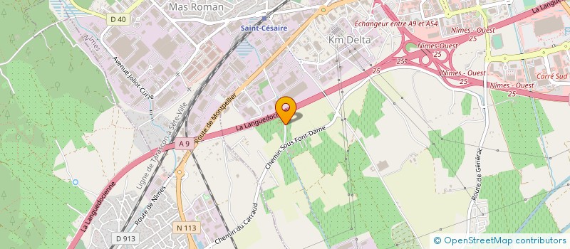localisation de l'entreprise GAILLARD ET GRAND ASSOCIES à NIMES