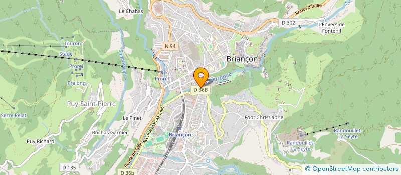 localisation de l'entreprise GAILLARD FRERES à BRIANCON