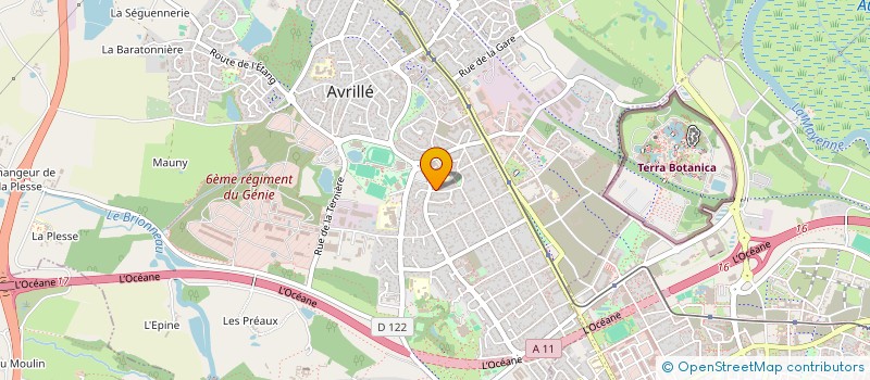 localisation de l'entreprise GAILLARD GREGOIRE SARL à AVRILLE