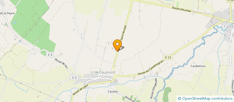 localisation de l'entreprise GAILLARD HOLDING à CAUMONT