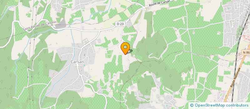 localisation de l'entreprise GAILLARD-IMMO  CARSAN