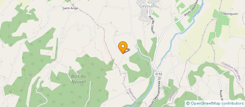 localisation de l'entreprise GAILLARD JEAN-CHRISTOPHE EURL  GEYSSANS