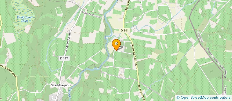 localisation de l'entreprise GAILLARD KDOUH INDIVISION  LA BAUME-DE-TRANSIT