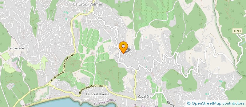 localisation de l'entreprise GAILLARD LAUER  LA CROIX-VALMER