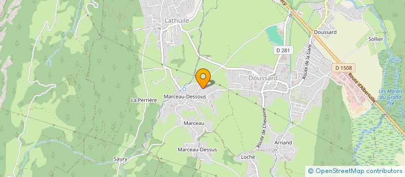localisation de l'entreprise GAILLARD-MARCEAU à DOUSSARD