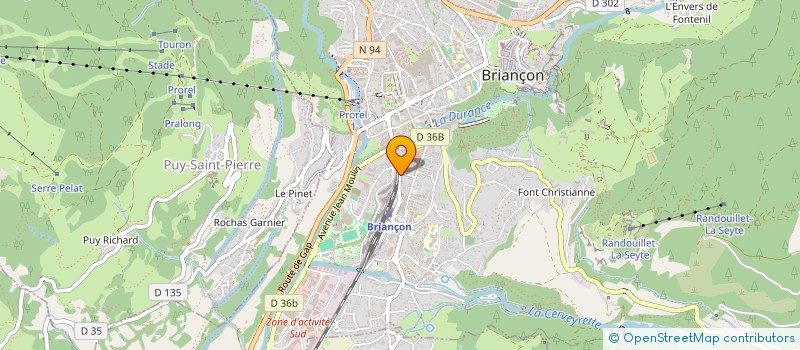 localisation de l'entreprise GAILLARD MEUBLES à BRIANCON