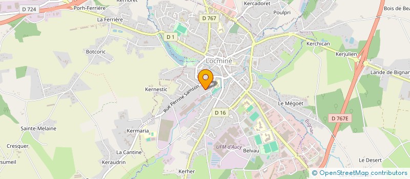 localisation de l'entreprise GAILLARD PATISSIER à LOCMINE