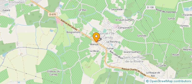 localisation de l'entreprise GAILLARD SABINE  LUGON-ET-L'ILE-DU-CARNAY