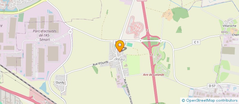 localisation de l'entreprise GAILLARD SARL  REAU