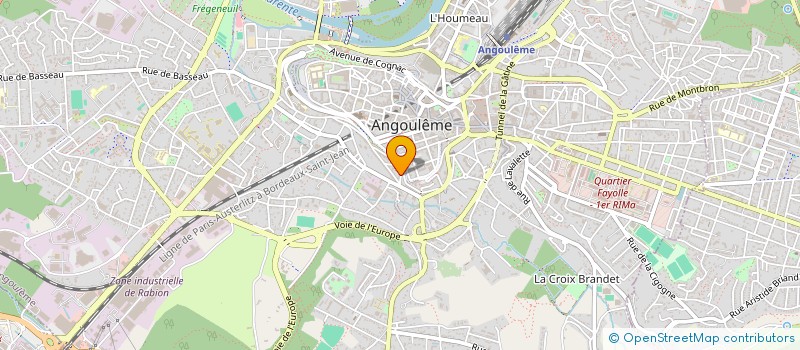 localisation de l'entreprise GAILLARD TRANSACTIONS à ANGOULEME
