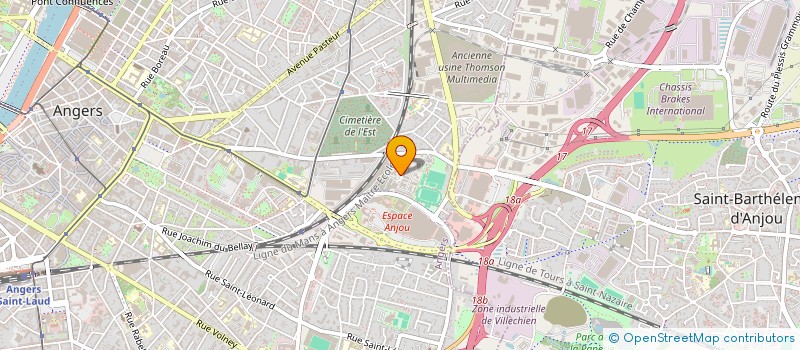 localisation de l'entreprise GAILLARD-VILCHIEN INVESTISSEMENT à ANGERS