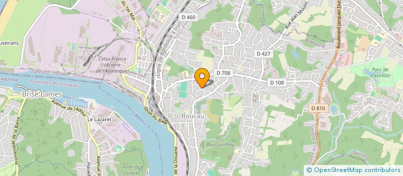 localisation de l'entreprise GAILLAT  BOUCAU