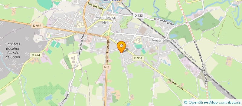 localisation de l'entreprise GAILLIEZ M  AVESNELLES