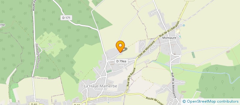 localisation de l'entreprise GAILLON ELEC  LA HAYE-MALHERBE