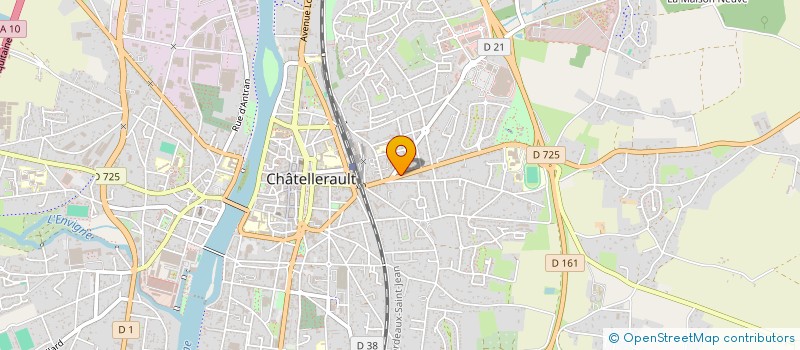 localisation de l'entreprise GAILLON R ET YANA F  CHATELLERAULT