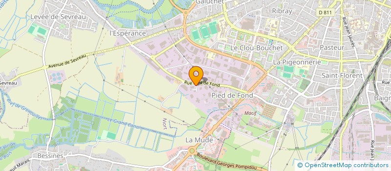 localisation de l'entreprise GAILLOT ADRIEN à NIORT