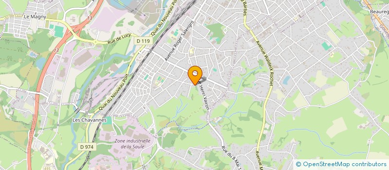localisation de l'entreprise GAILLOT ELECTRICITE à MONTCEAU-LES-MINES