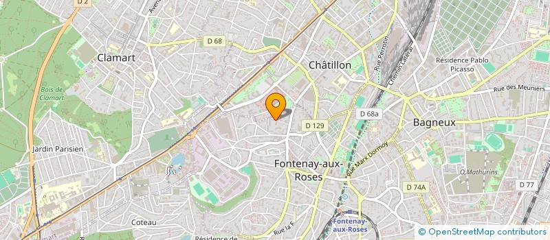 localisation de l'entreprise GAILLOT FABIEN à FONTENAY AUX ROSES