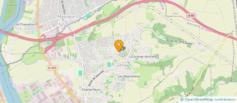 localisation de l'entreprise GAIMALIS  GENAY